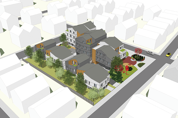 rendering of housing
